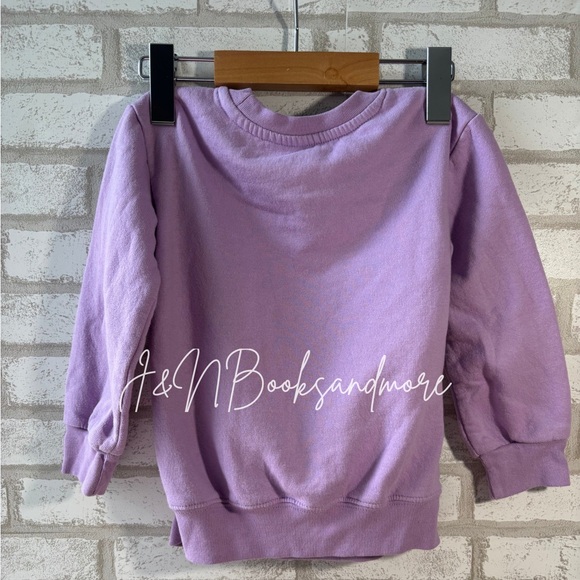 Disney 100 Anniversary‎ Purple Minnie Mouse Crewneck Sweater Size 4 - Picture 2 of 3